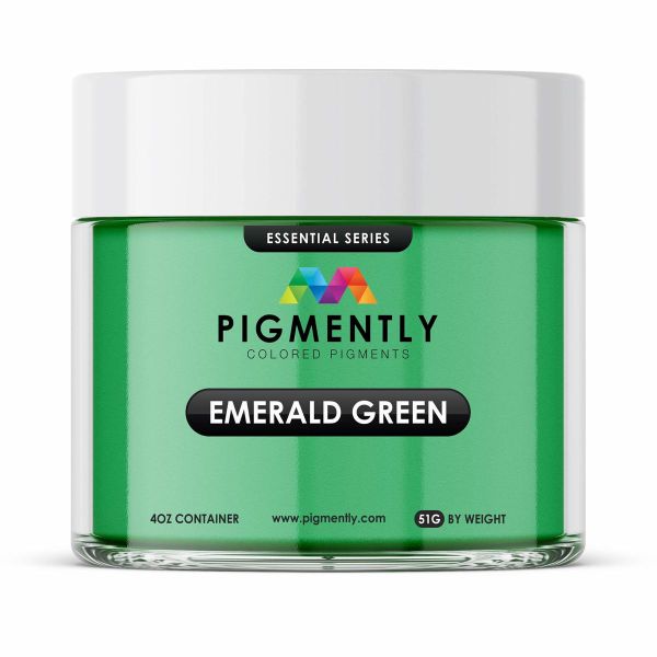 Pigmently's Emerald Green Powder Pigment, 51 grams