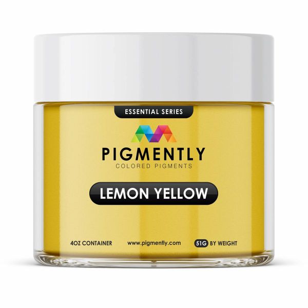 Pigmently's Lemon Yellow Powder Pigment, 51 grams